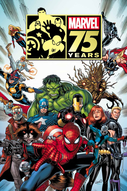 Постер: The Marvel Universe Expands: Marvel 75th Anniversary