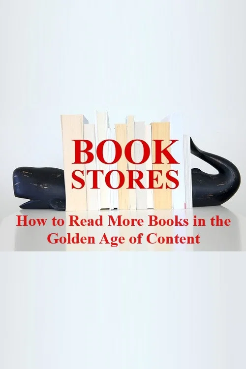 Постер: Bookstores: How to Read More Books in the Golden Age of Content