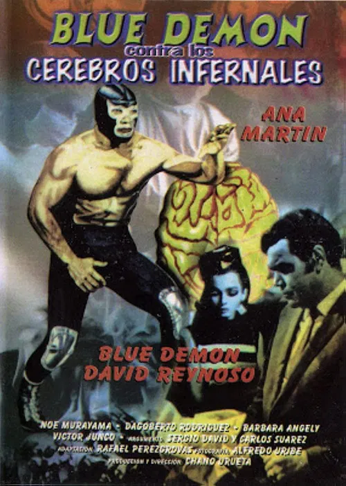 Постер: Blue Demon contra cerebros infernales