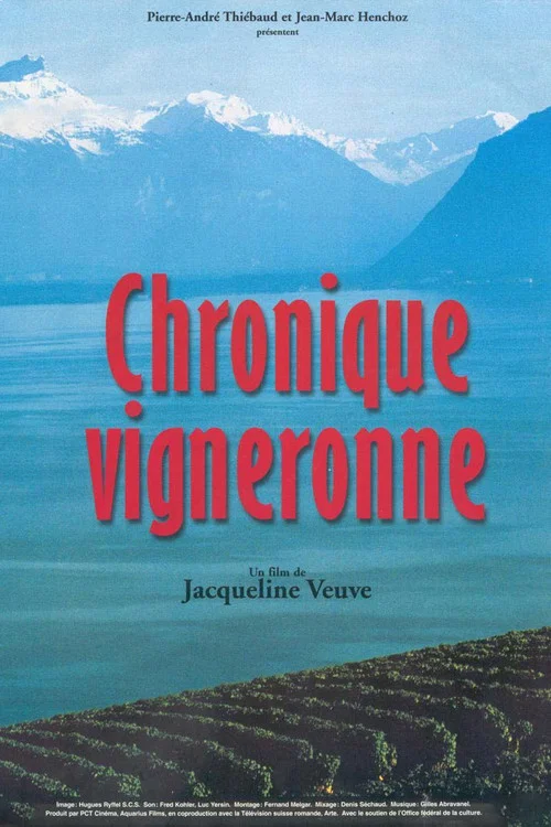 Постер: Chronique vigneronne