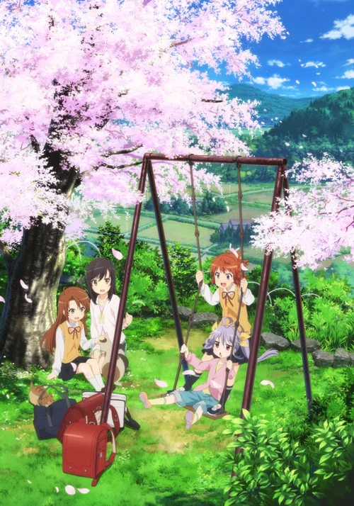 Постер: Non Non Biyori Repeat: Hotaru ga Tanoshinda