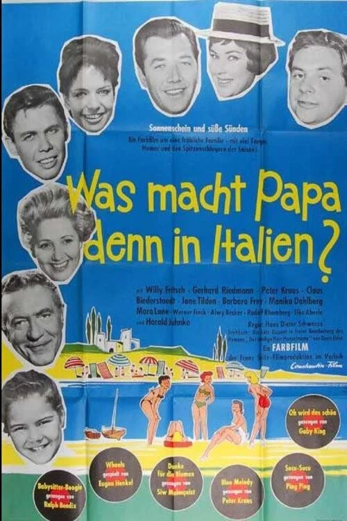 Постер: Was macht Papa denn in Italien?