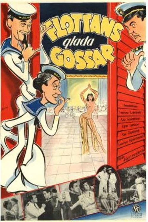 Постер: Flottans glada gossar