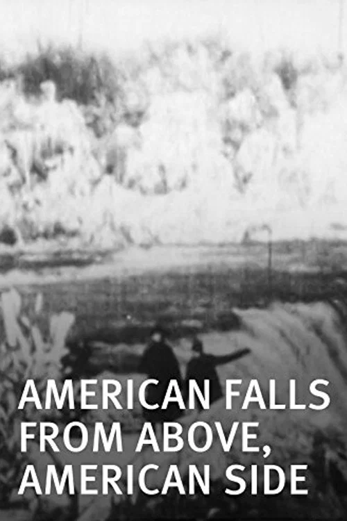 Постер: Американские водопады, вид сверху, с американской стороны границы