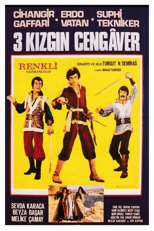 Постер: Üç kizgin cengaver