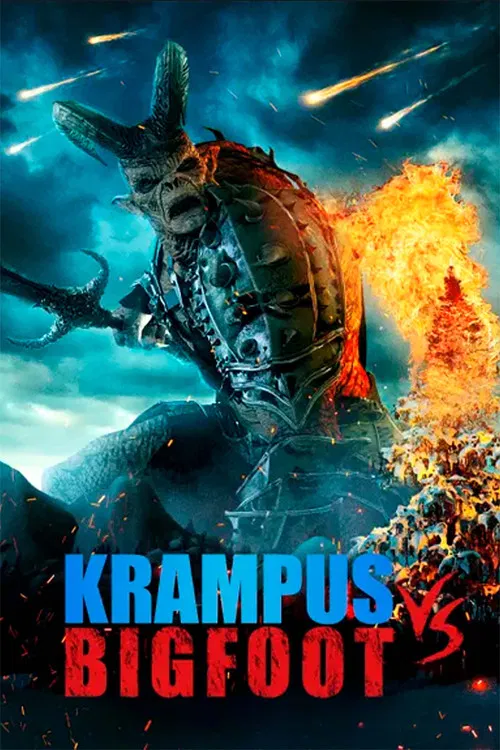 Постер: Bigfoot vs Krampus