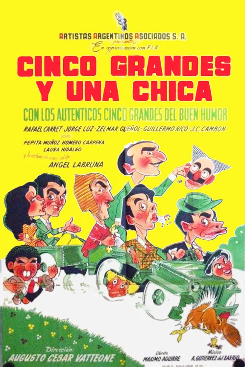 Постер: Cinco grandes y una chica