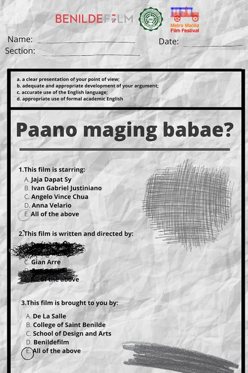 Постер: Paano maging babae
