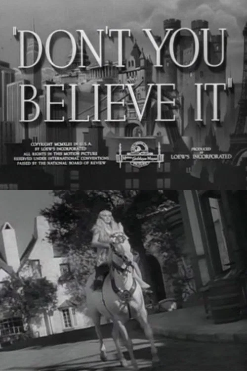 Постер: Don't You Believe It