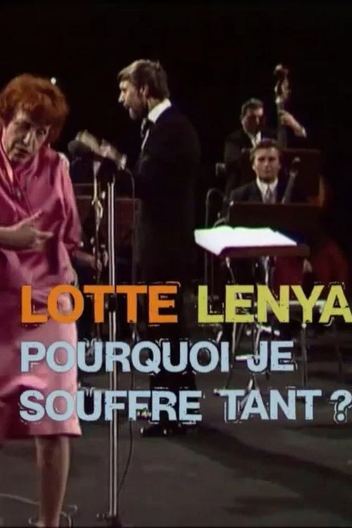 Постер: Lotte Lenya: Warum bin ich nicht froh?