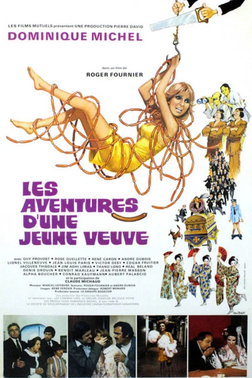 Постер: Les aventures d'une jeune veuve