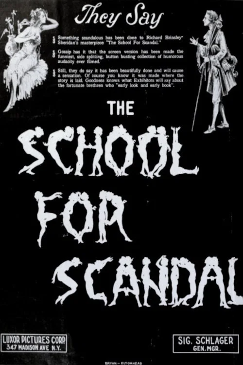 Постер: The School for Scandal