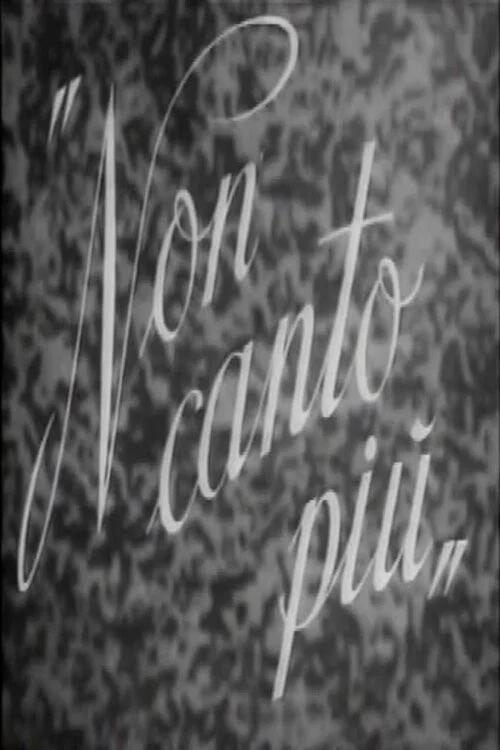 Постер: Non canto più