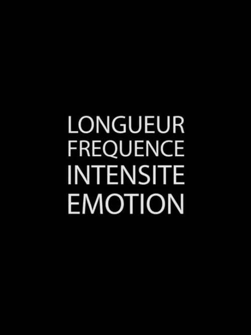 Постер: Longueur, fréquence, intensité, émotion