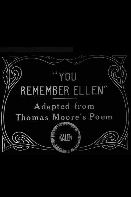Постер: You Remember Ellen