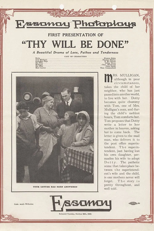 Постер: Thy Will Be Done