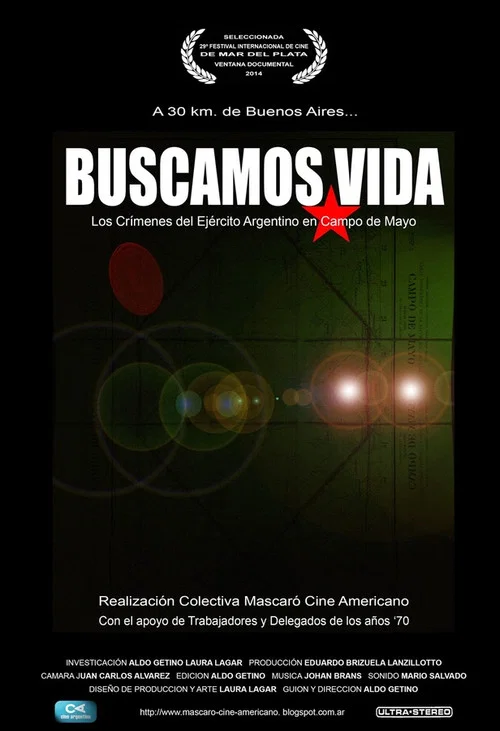 Постер: Buscamos vida, los crímenes del ejército argentino en Campo de Mayo