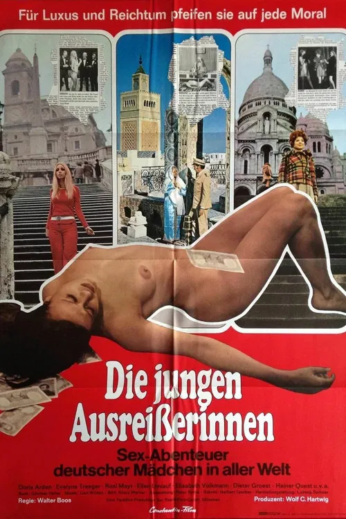 Постер: Die jungen Ausreißerinnen - Sex-Abenteuer deutscher Mädchen in aller Welt