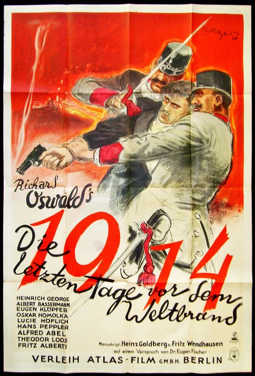 Постер: 1914, последние дни перед мировым пожаром