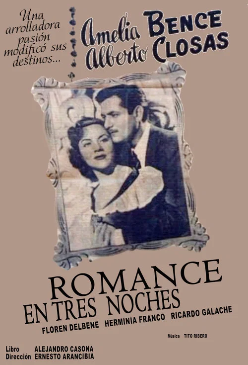 Постер: Romance en tres noches