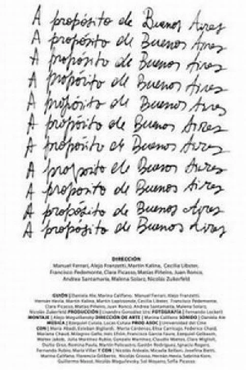 Постер: A propósito de Buenos Aires