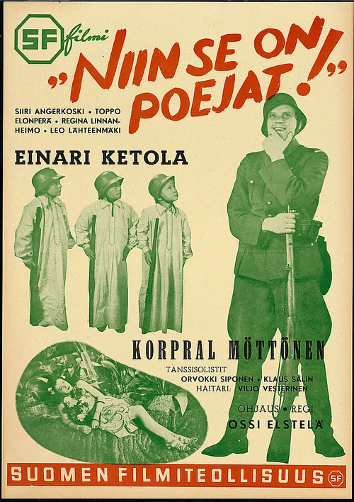 Постер: Niin se on, poijaat!