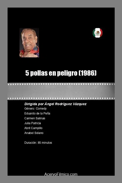 Постер: 5 pollas en peligro