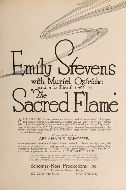 Постер: The Sacred Flame