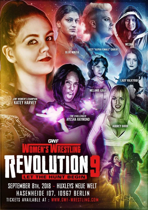 Постер: GWF Women's Wrestling Revolution 9: Let The Hunt Begin