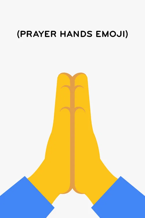 Постер: Prayer Hands Emoji