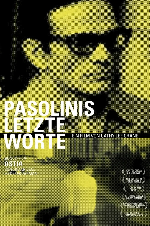 Постер: Pasolini's Last Words