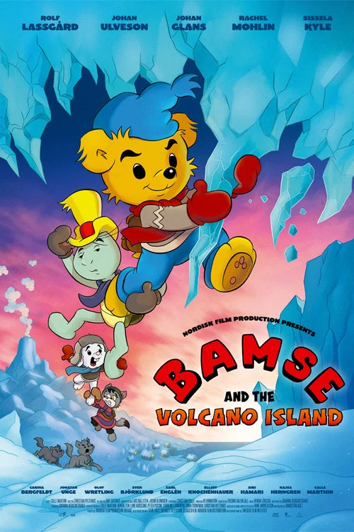 Постер: Bamse och vulkanön