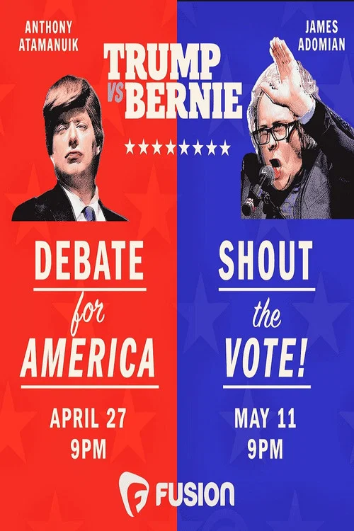 Постер: Trump vs. Bernie: Shout the Vote!