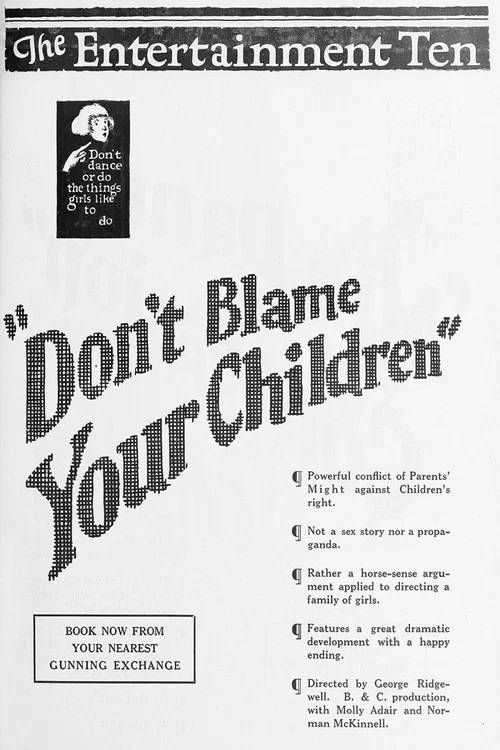 Постер: Don't Blame Your Children