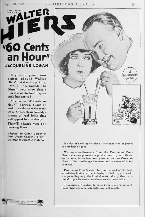 Постер: Sixty Cents an Hour