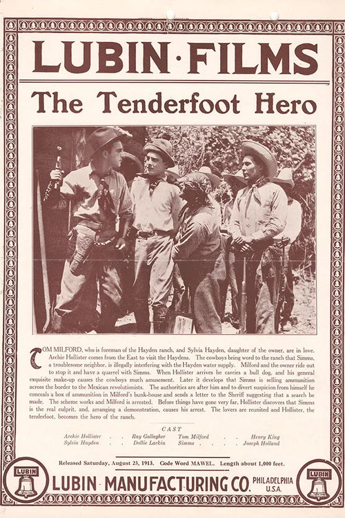 Постер: A Tenderfoot Hero