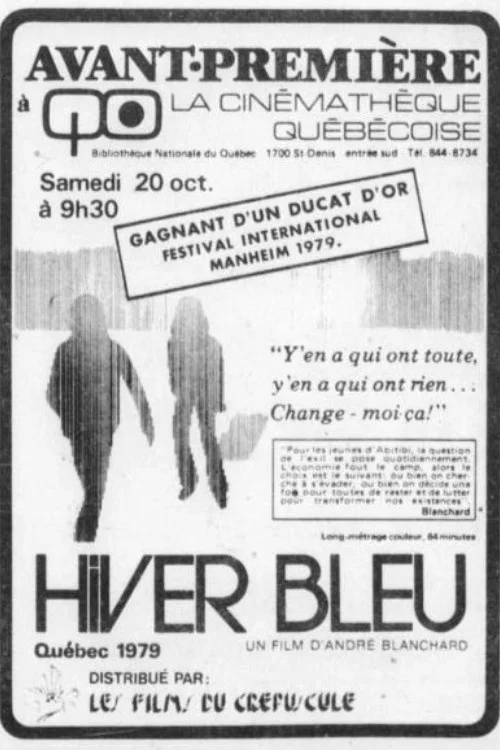 Постер: L'hiver bleu
