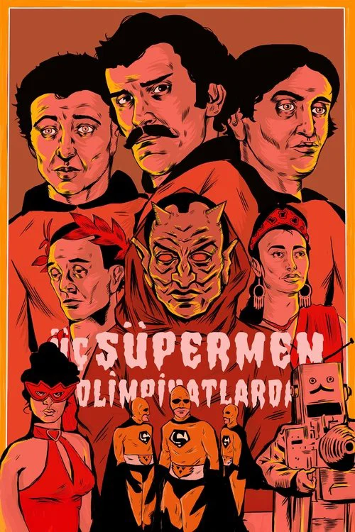 Постер: Üç Süpermen Olimpiyatlarda