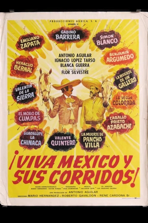 Постер: ¡Viva México y sus corridos!