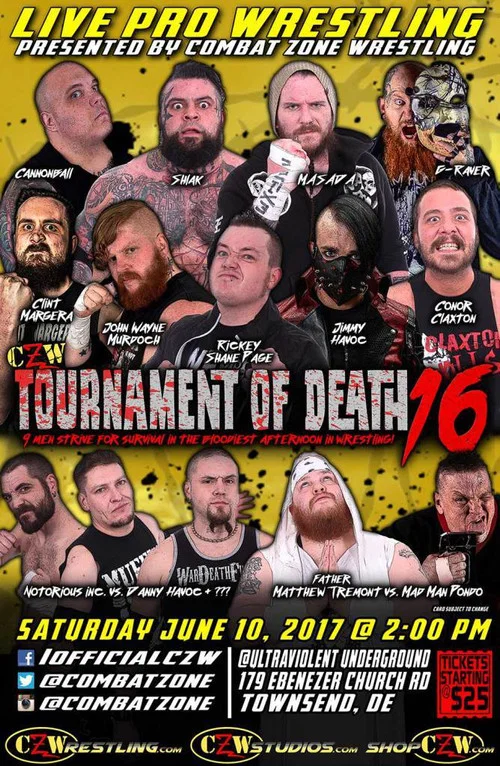 Постер: CZW: Tournament of Death 16