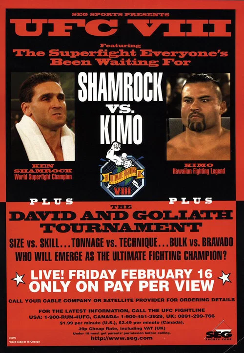 Постер: UFC 8: David vs. Goliath