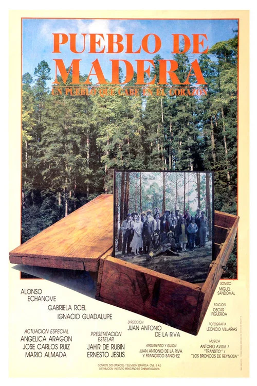 Постер: Pueblo de madera