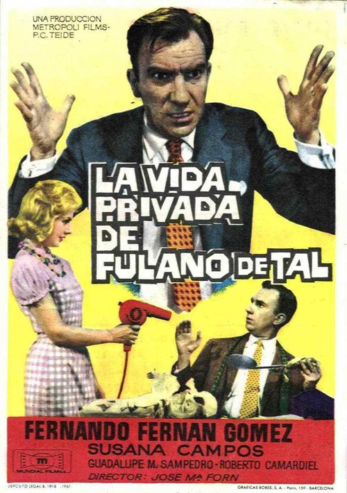 Постер: La vida privada de Fulano de Tal