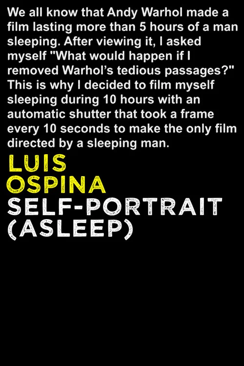 Постер: Autorretrato (dormido)