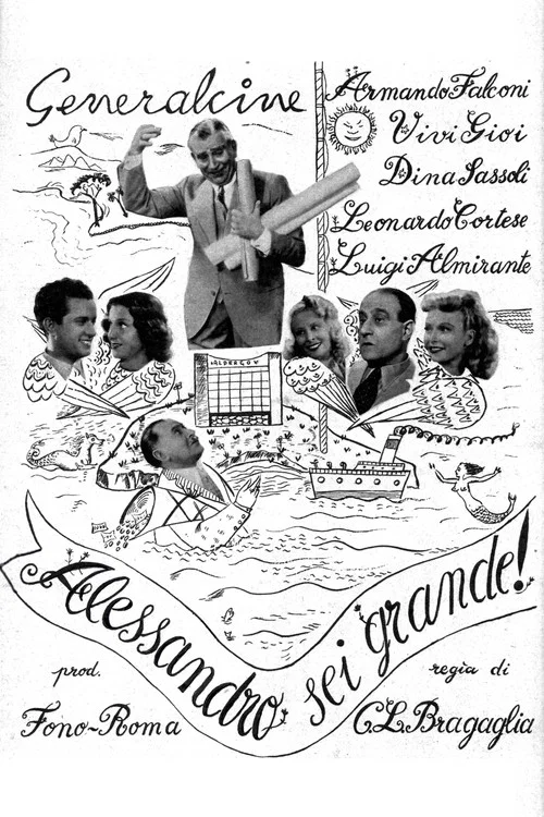 Постер: Alessandro sei grande!