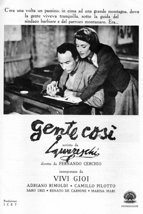 Постер: Gente così