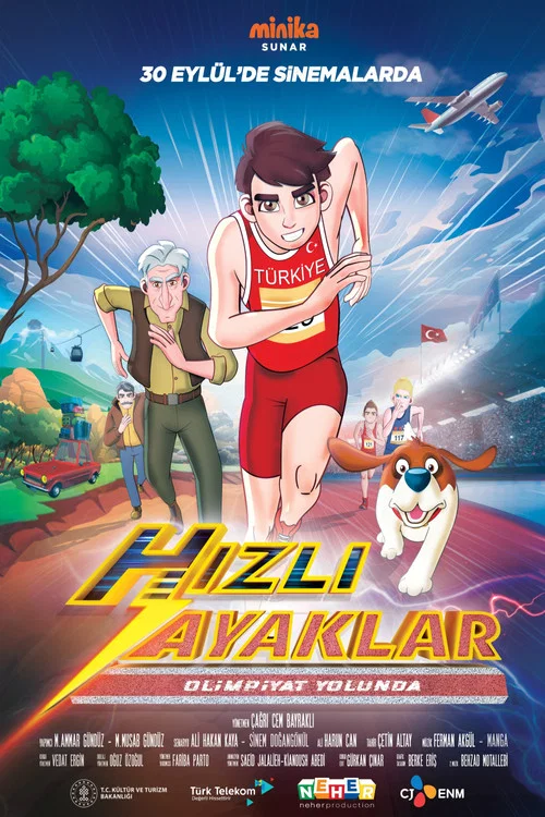 Постер: Hizli Ayaklar: Olimpiyat Yolunda