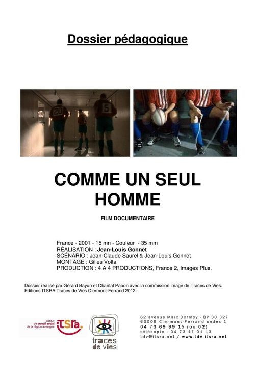 Постер: Comme un seul homme