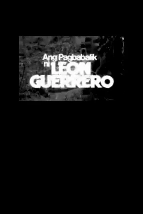Постер: Ang pagbabalik ni Leon Guerrero