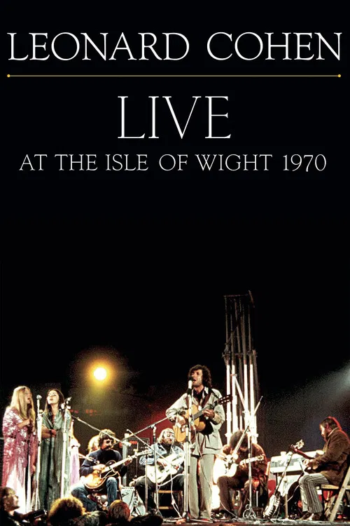 Постер: Леонард Коэн вживую на Isle of Wight